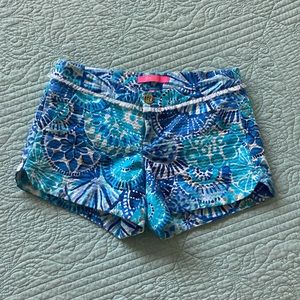 Lilly Pulitzer Shorts “Turquoise Oasis” Print